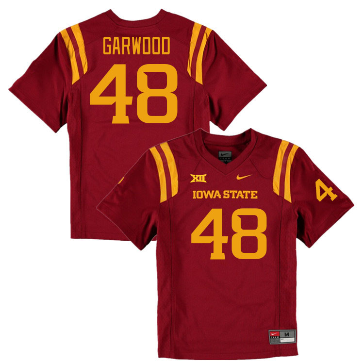 Men #48 Cole Garwood Iowa State Cyclones College Football Jerseys Stitched Sale-Cardinal - Click Image to Close
